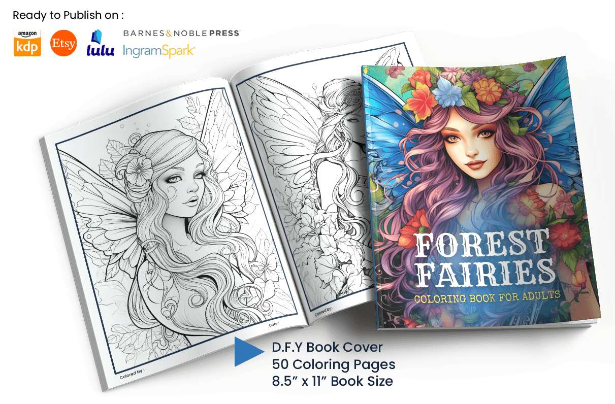 ForestFairy-MockupColoringBook
